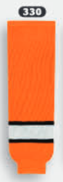 Athletic Knit (AK) HS630-330 Medicine Hat Tigers Orange Knit Ice Hockey Socks - PSH Sports