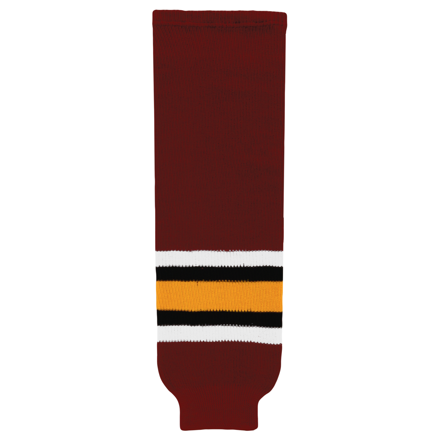 Modelline New Chicago Wolves Cardinal Red Knit Ice Hockey Socks - PSH Sports