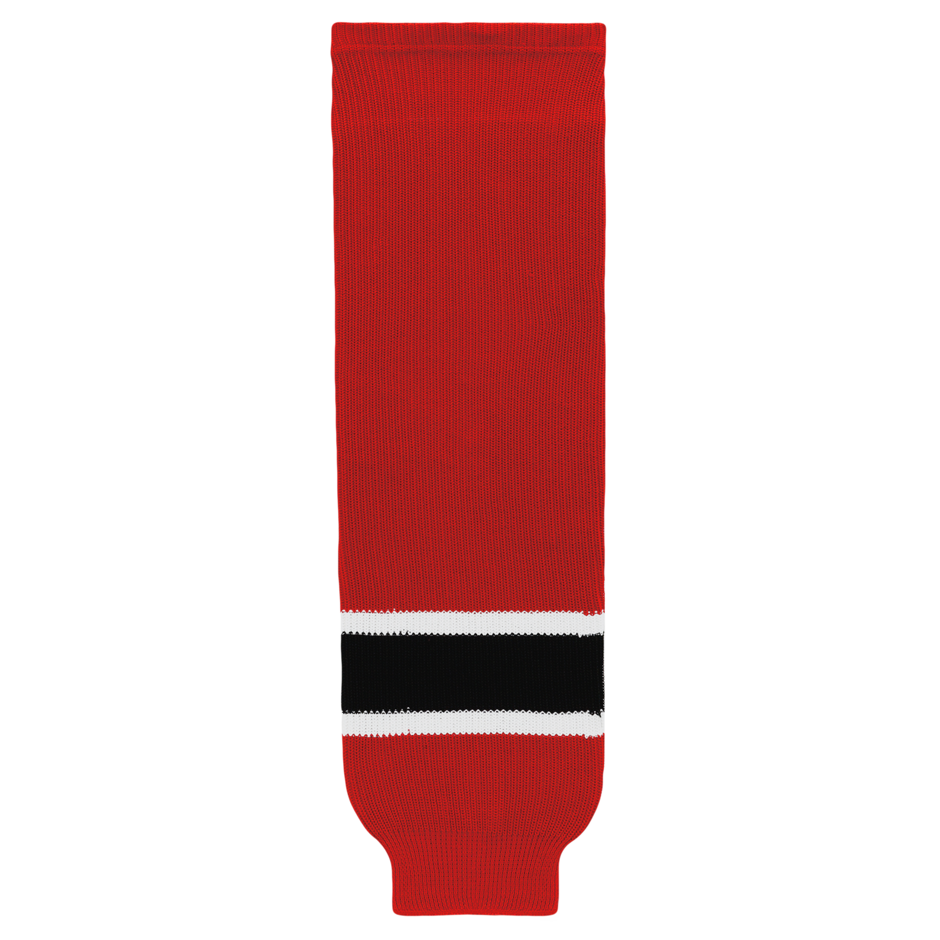 Athletic Knit (AK) HS630-366 New Jersey Devils Red Knit Ice Hockey Socks - PSH Sports