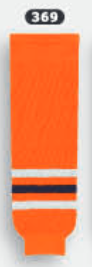 Athletic Knit (AK) HS630-369 2017 Edmonton Oilers Orange Knit Ice Hockey Socks - PSH Sports