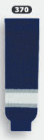 Athletic Knit (AK) HS630-370 2002 Edmonton Oilers Third Navy Knit Ice Hockey Socks - PSH Sports