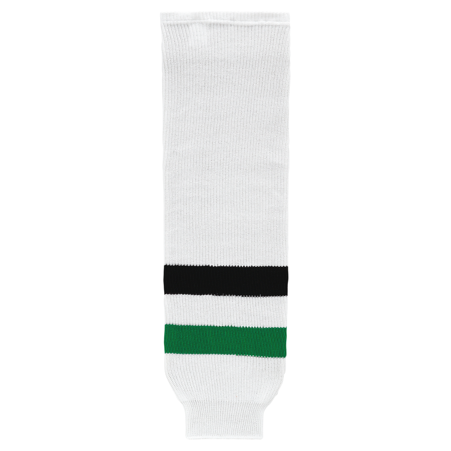 Athletic Knit (AK) HS630-377 2013 Dallas Stars White Knit Ice Hockey Socks - PSH Sports