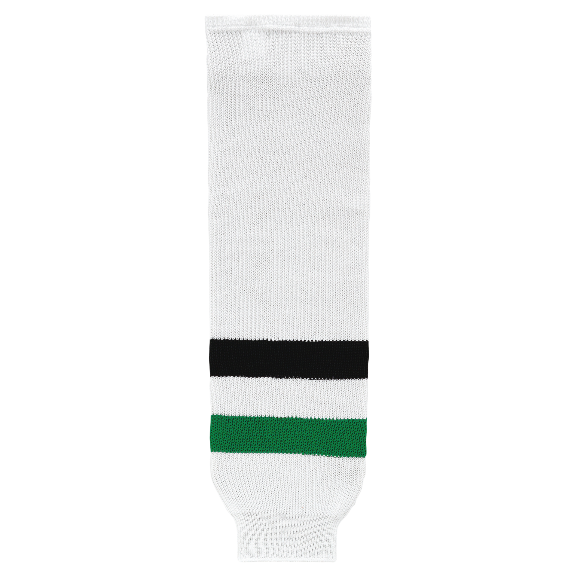 Athletic Knit (AK) HS630-377 2013 Dallas Stars White Knit Ice Hockey Socks - PSH Sports