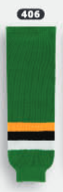 Athletic Knit (AK) HS630-406 Minnesota North Stars Kelly Green with Black Stripe Knit Ice Hockey Socks - PSH Sports