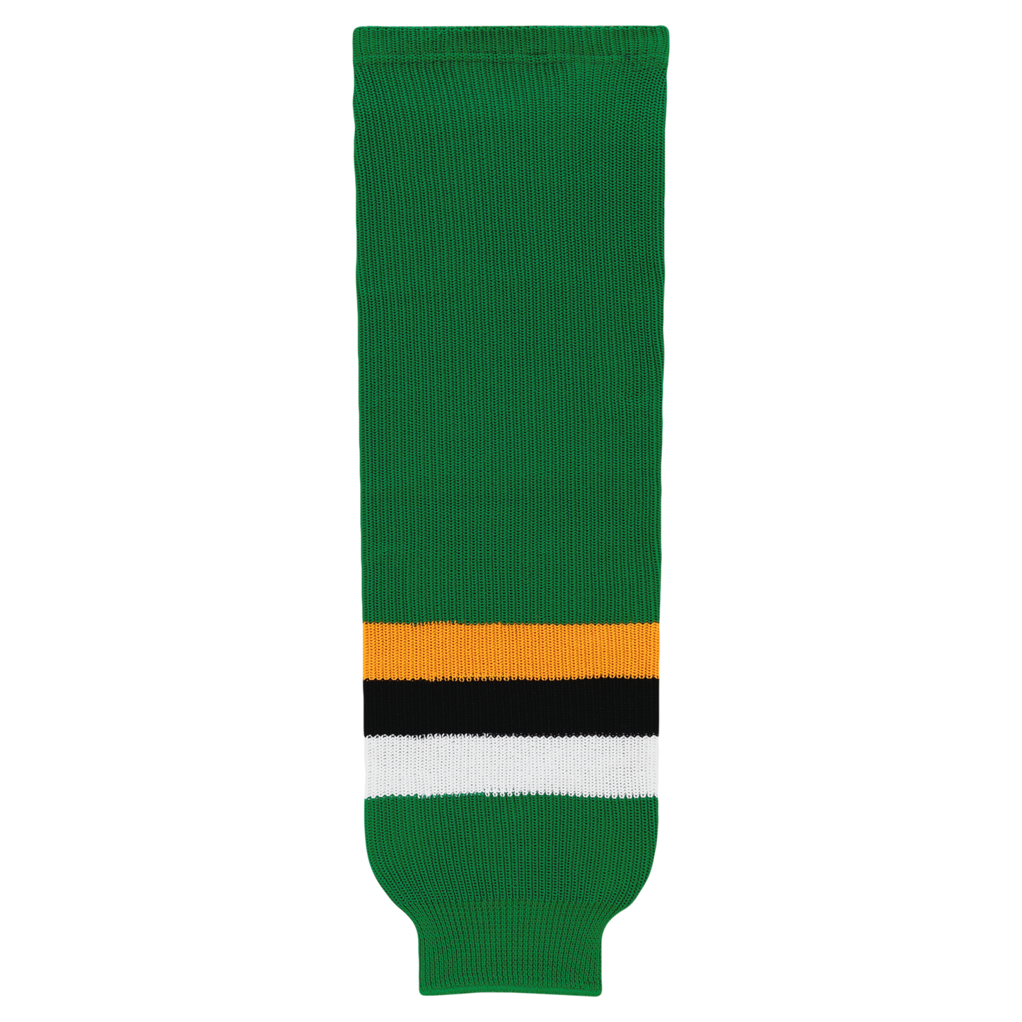Athletic Knit (AK) HS630-406 Minnesota North Stars Kelly Green with Black Stripe Knit Ice Hockey Socks - PSH Sports
