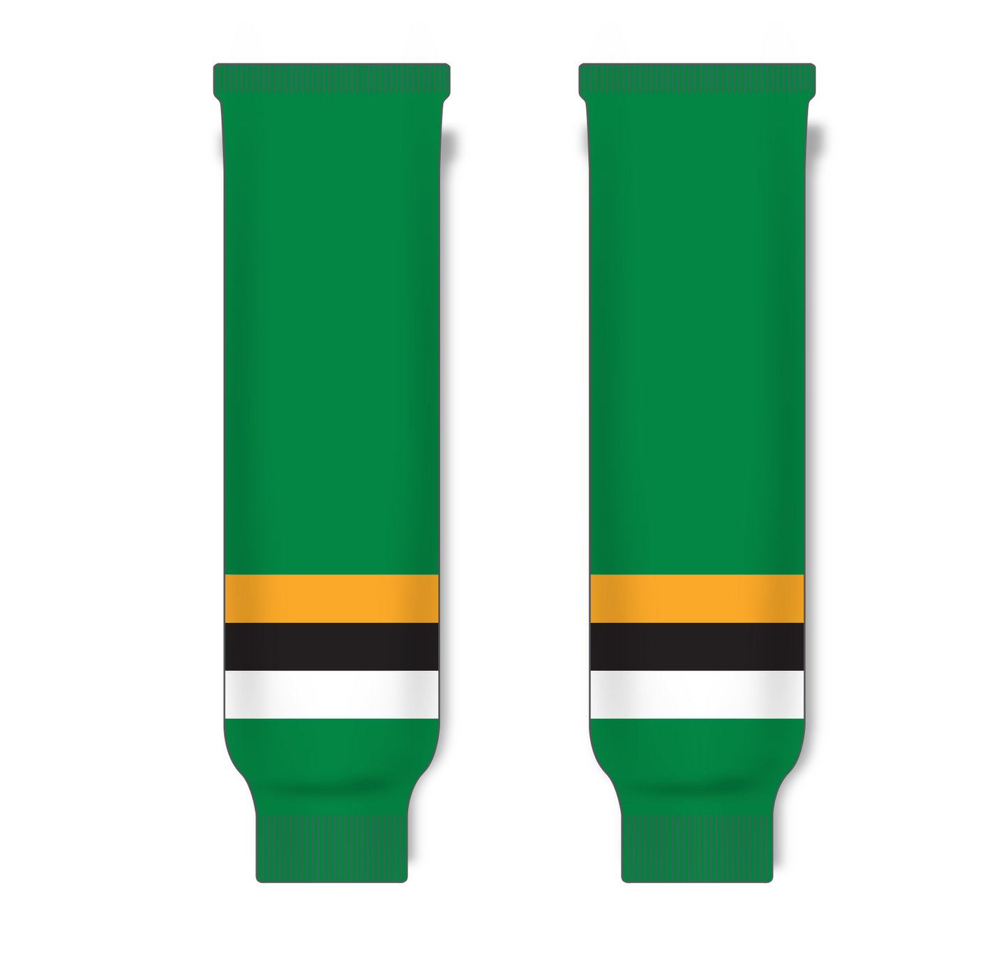 Athletic Knit (AK) HS630 Minnesota North Stars Kelly Green with Black Stripe Ice Hockey Socks - PSH Sports