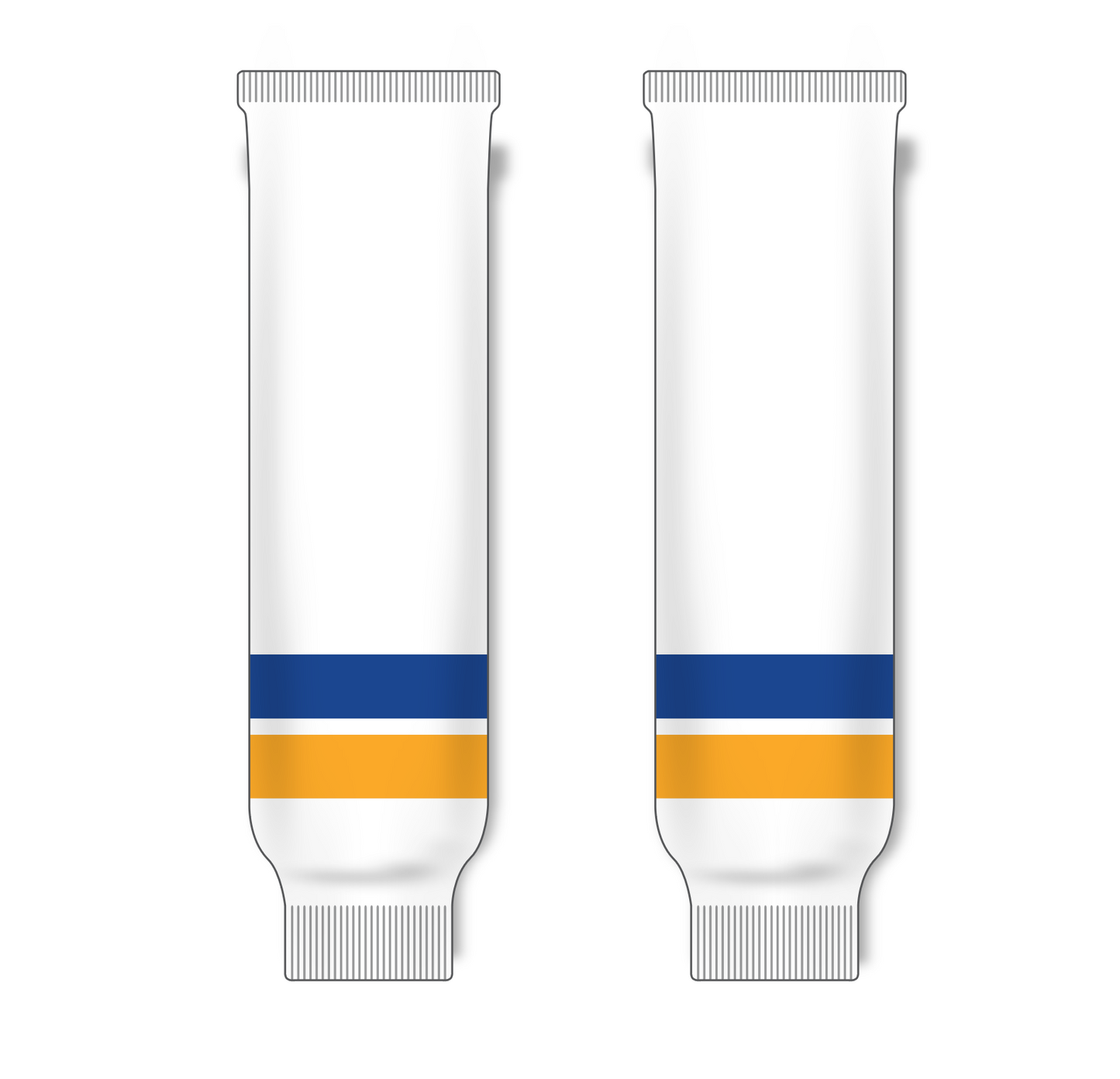 Athletic Knit (AK) HS630 2014 St. Louis Blues White Ice Hockey Socks - PSH Sports
