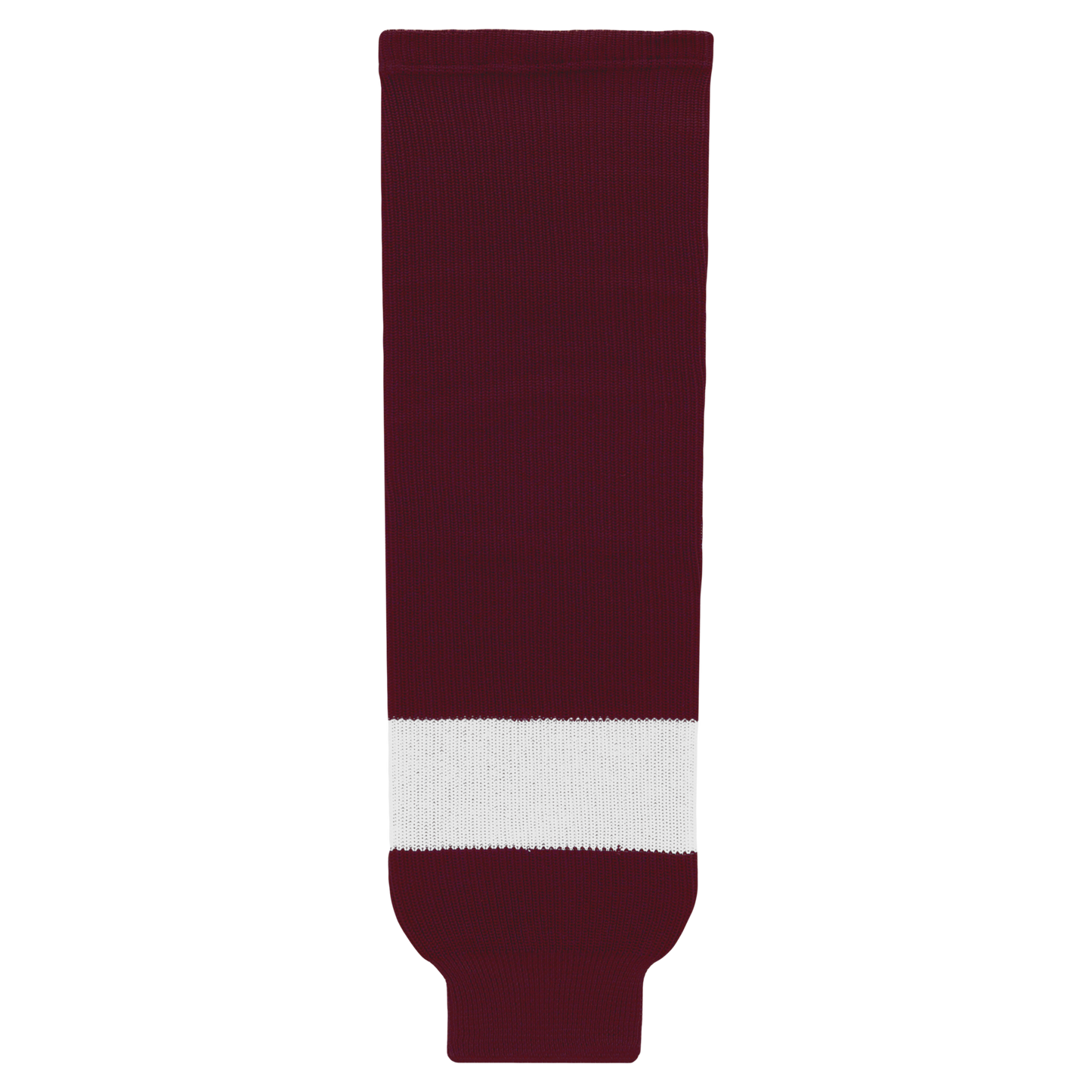 Athletic Knit (AK) HS630-480 Peterborough Petes Maroon Knit Ice Hockey Socks - PSH Sports