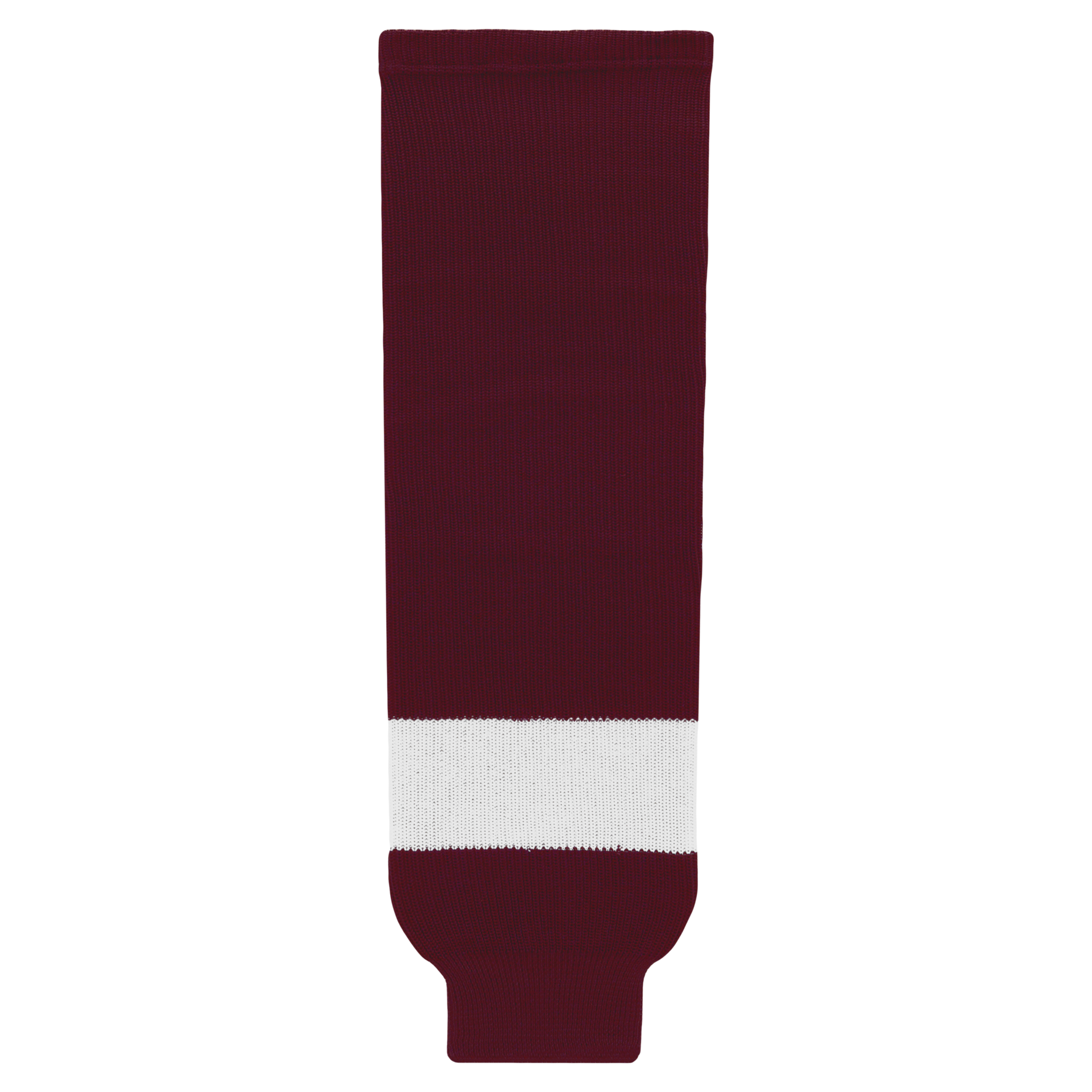 Athletic Knit (AK) HS630-480 Peterborough Petes Maroon Knit Ice Hockey Socks - PSH Sports