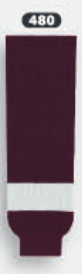 Athletic Knit (AK) HS630-480 Peterborough Petes Maroon Knit Ice Hockey Socks - PSH Sports