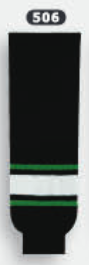 Athletic Knit (AK) HS630-506 Dallas Stars Black Knit Ice Hockey Socks - PSH Sports