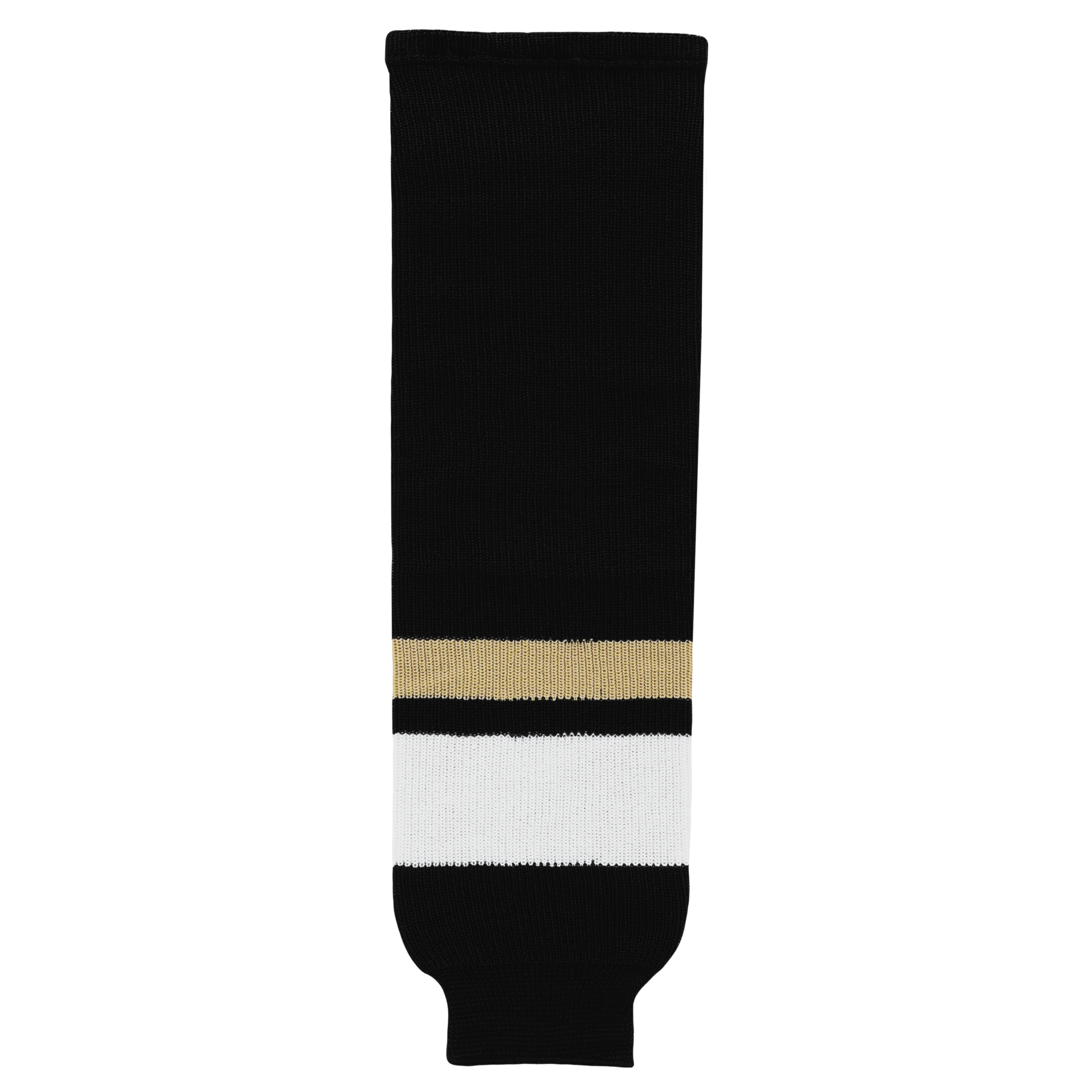 Athletic Knit (AK) HS630-514 New Pittsburgh Penguins Third Black Knit Ice Hockey Socks - PSH Sports
