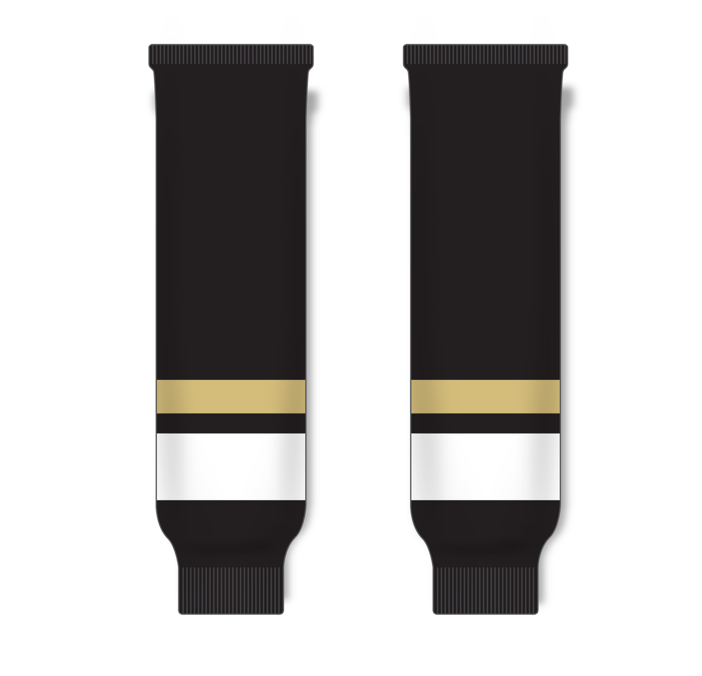 Athletic Knit (AK) HS630 New Pittsburgh Penguins Third Black Ice Hockey Socks - PSH Sports
