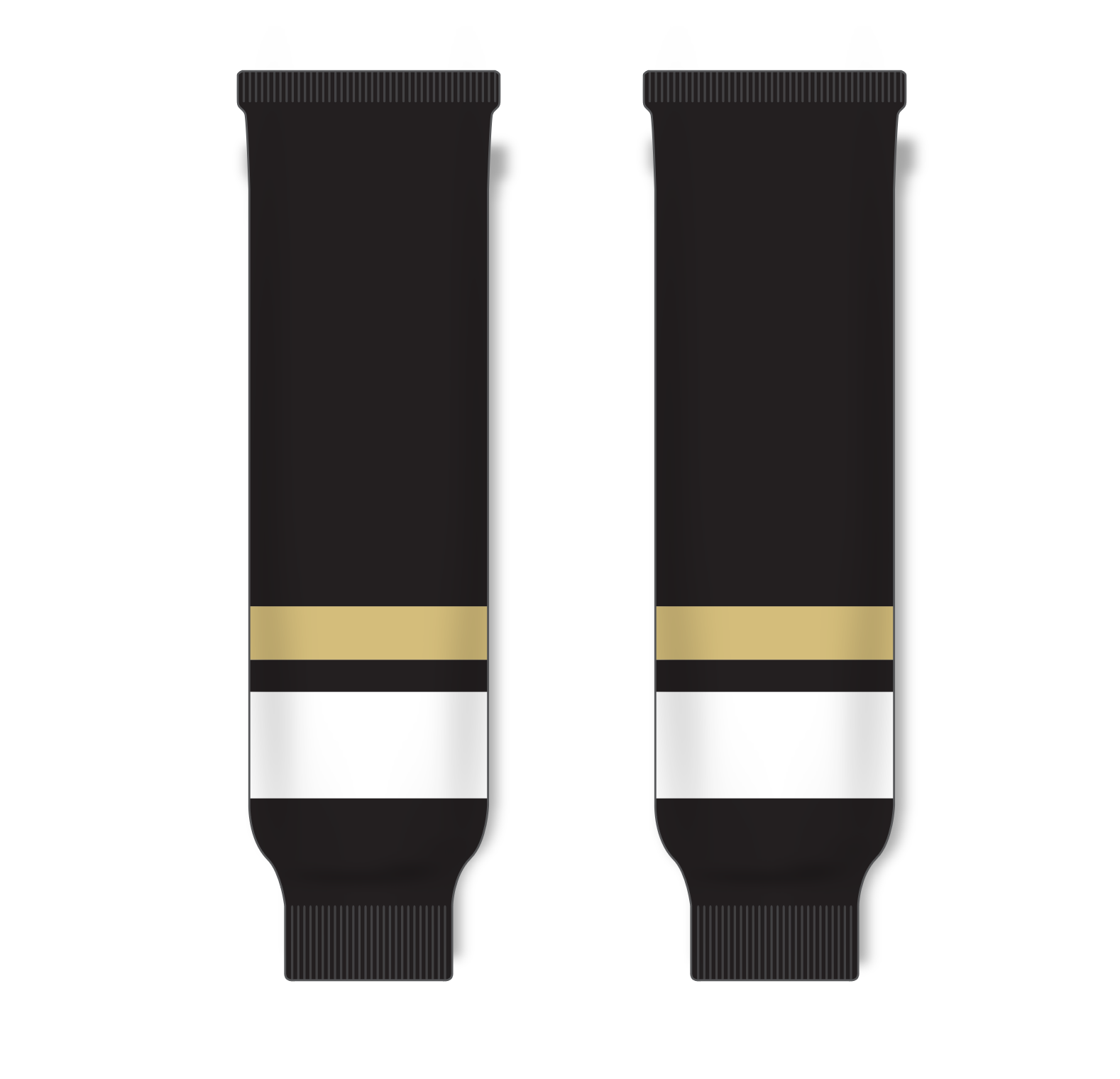 Athletic Knit (AK) HS630 New Pittsburgh Penguins Third Black Ice Hockey Socks - PSH Sports