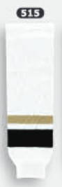 Athletic Knit (AK) HS630-515 New Pittsburgh Penguins Third White Knit Ice Hockey Socks - PSH Sports