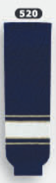 Athletic Knit (AK) HS630-520 University of Notre Dame Fighting Irish Navy Knit Ice Hockey Socks - PSH Sports