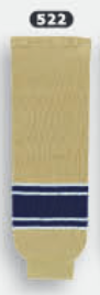 Athletic Knit (AK) HS630-522 University of Notre Dame Fighting Irish Vegas Gold Knit Ice Hockey Socks - PSH Sports