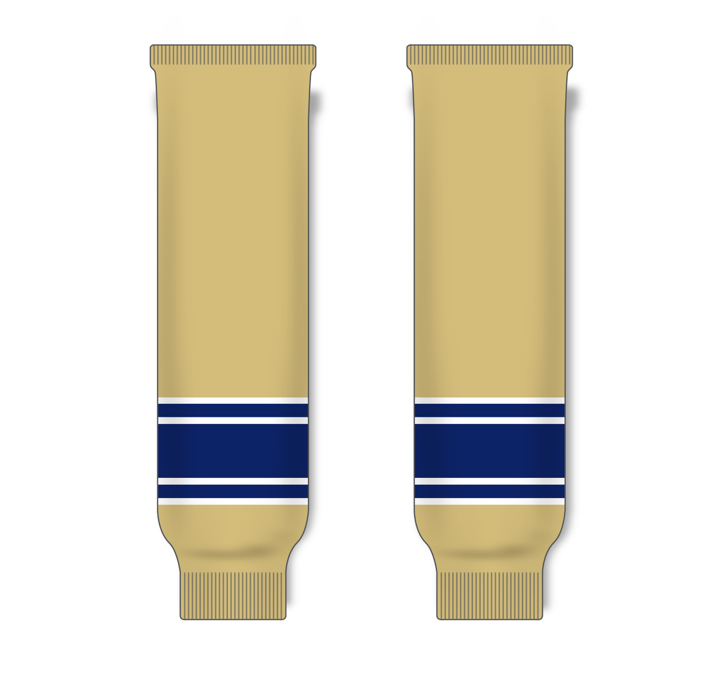 Athletic Knit (AK) HS630 University of Notre Dame Fighting Irish Vegas Gold Ice Hockey Socks - PSH Sports
