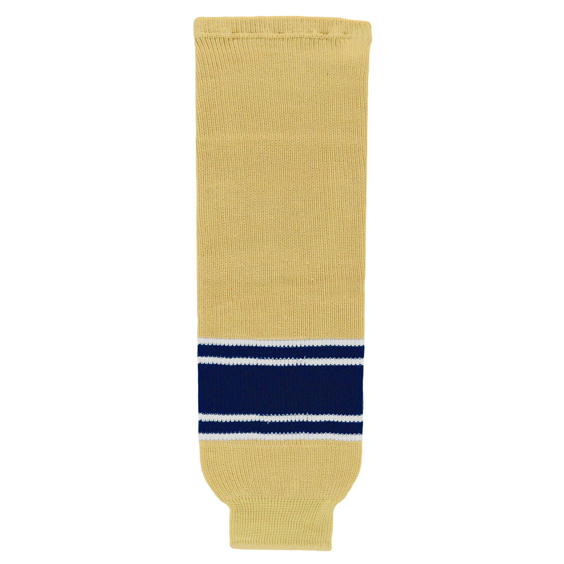 Athletic Knit (AK) HS630-522 University of Notre Dame Fighting Irish Vegas Gold Knit Ice Hockey Socks - PSH Sports