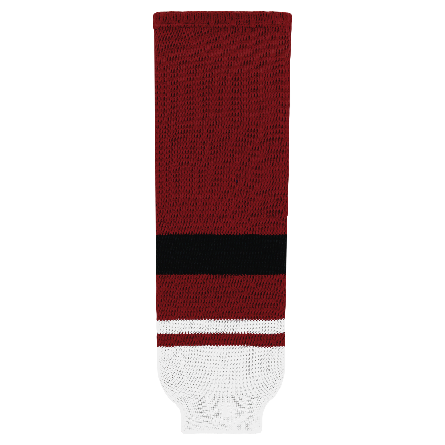 Athletic Knit (AK) HS630-582 2015 Arizona Coyotes AV Red Knit Ice Hockey Socks - PSH Sports
