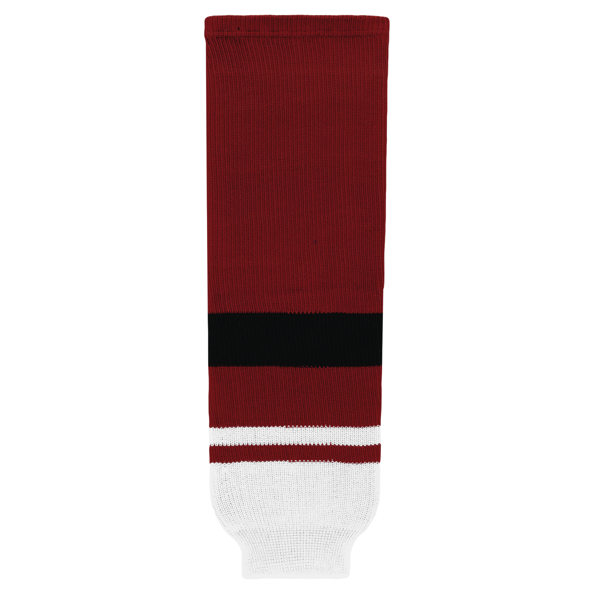 Athletic Knit (AK) HS630-582 2015 Arizona Coyotes AV Red Knit Ice Hockey Socks - PSH Sports