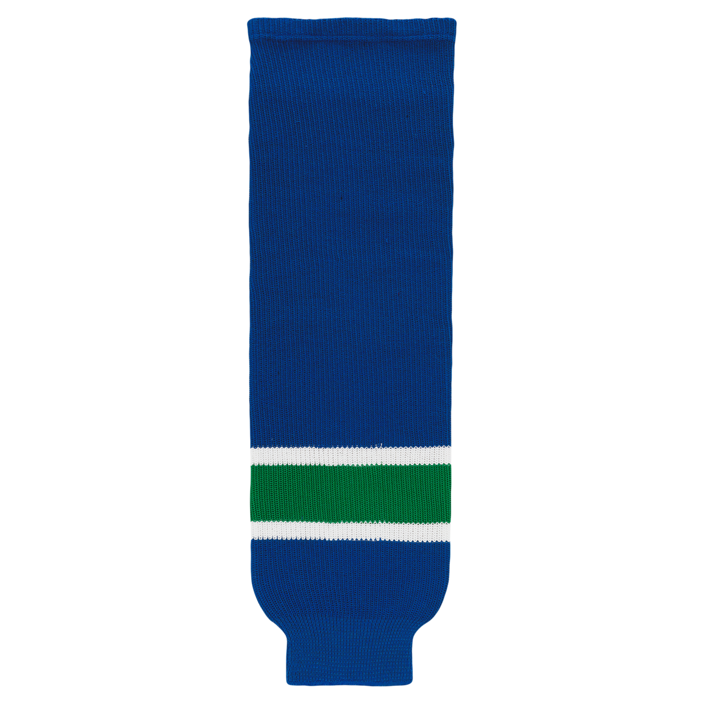 Athletic Knit (AK) HS630-622 Vancouver Canucks Royal Blue Knit Ice Hockey Socks - PSH Sports