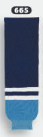 Athletic Knit (AK) HS630-665 2010 Florida Panthers Third Navy Knit Ice Hockey Socks - PSH Sports