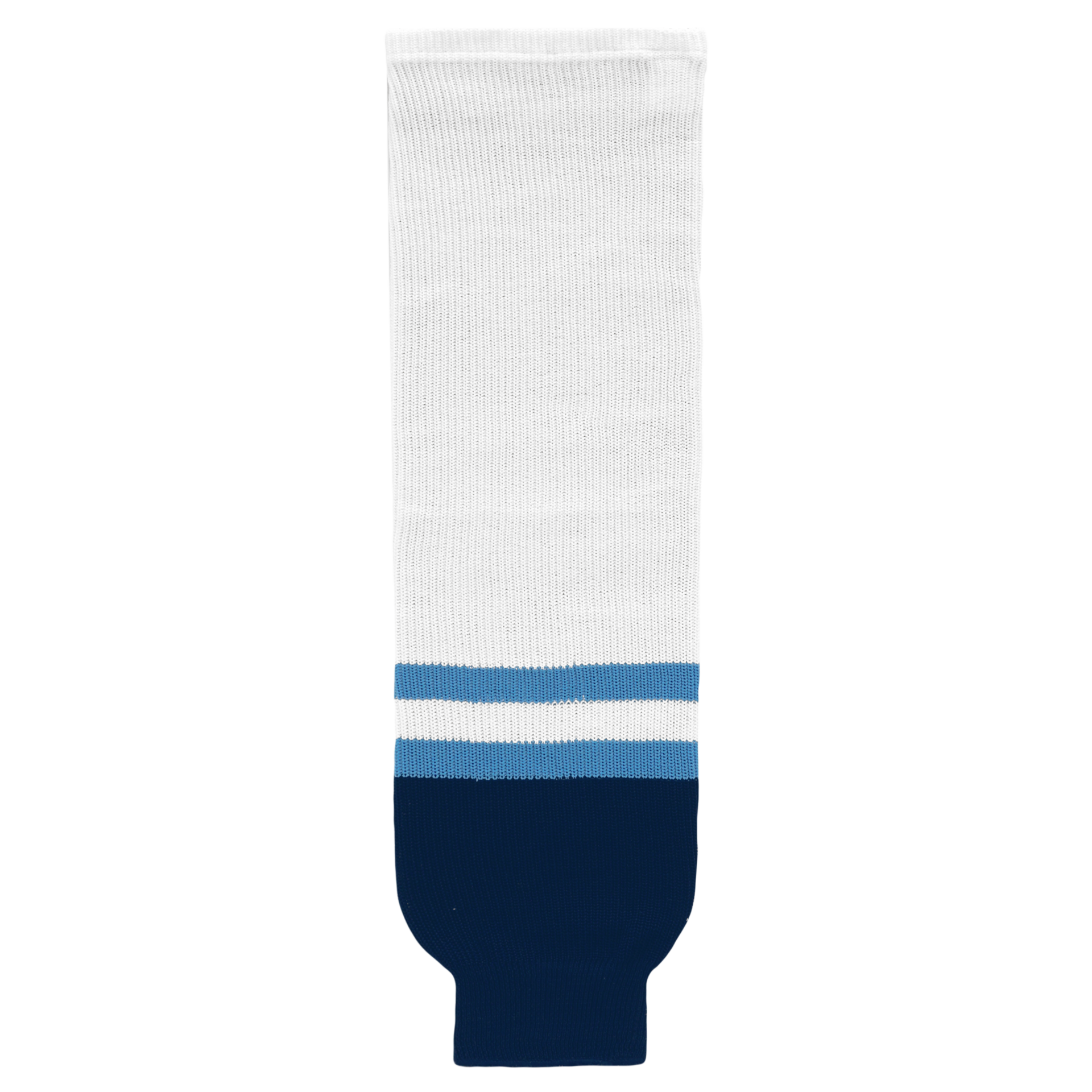 Athletic Knit (AK) HS630-667 2010 Florida Panthers Third White Knit Ice Hockey Socks - PSH Sports