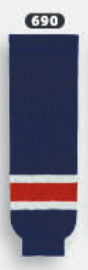 Athletic Knit (AK) HS630-690 Columbus Blue Jackets Navy Knit Ice Hockey Socks - PSH Sports