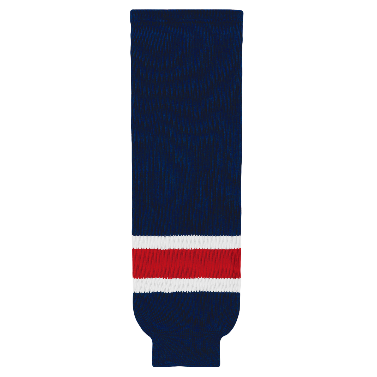 Athletic Knit (AK) HS630-690 Columbus Blue Jackets Navy Knit Ice Hockey Socks - PSH Sports
