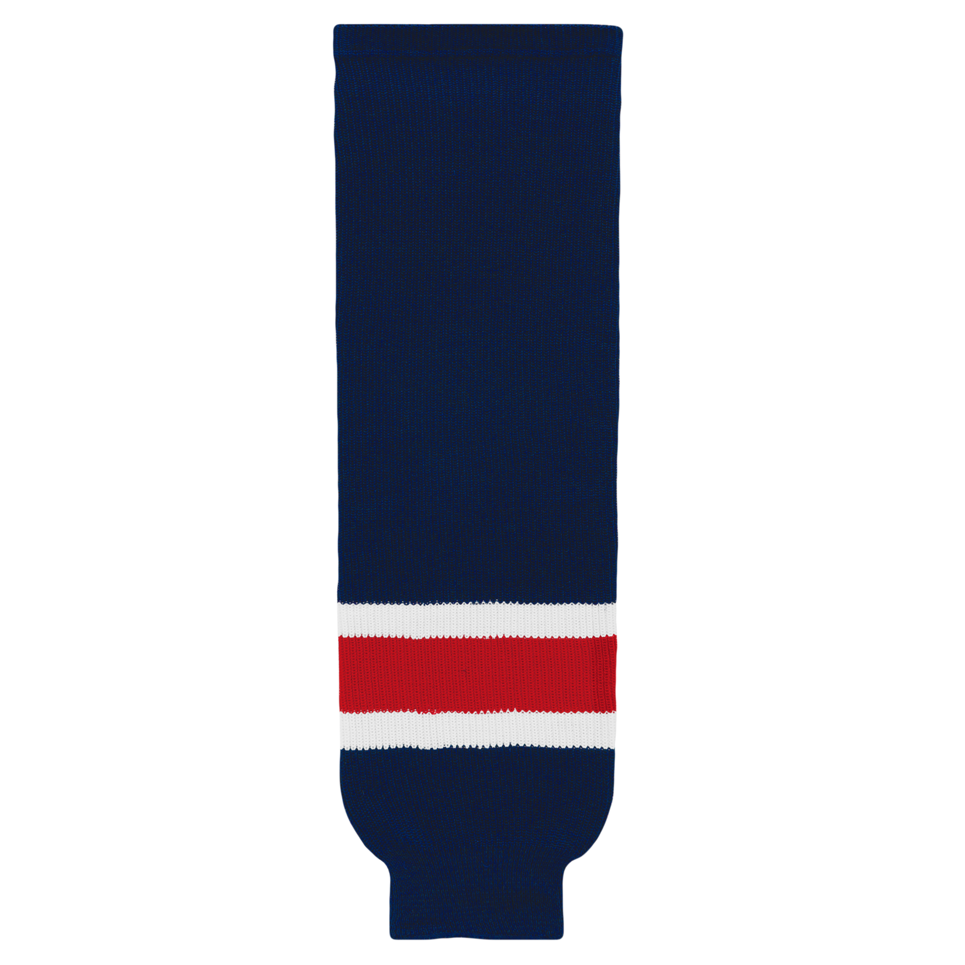 Athletic Knit (AK) HS630-690 Columbus Blue Jackets Navy Knit Ice Hockey Socks - PSH Sports