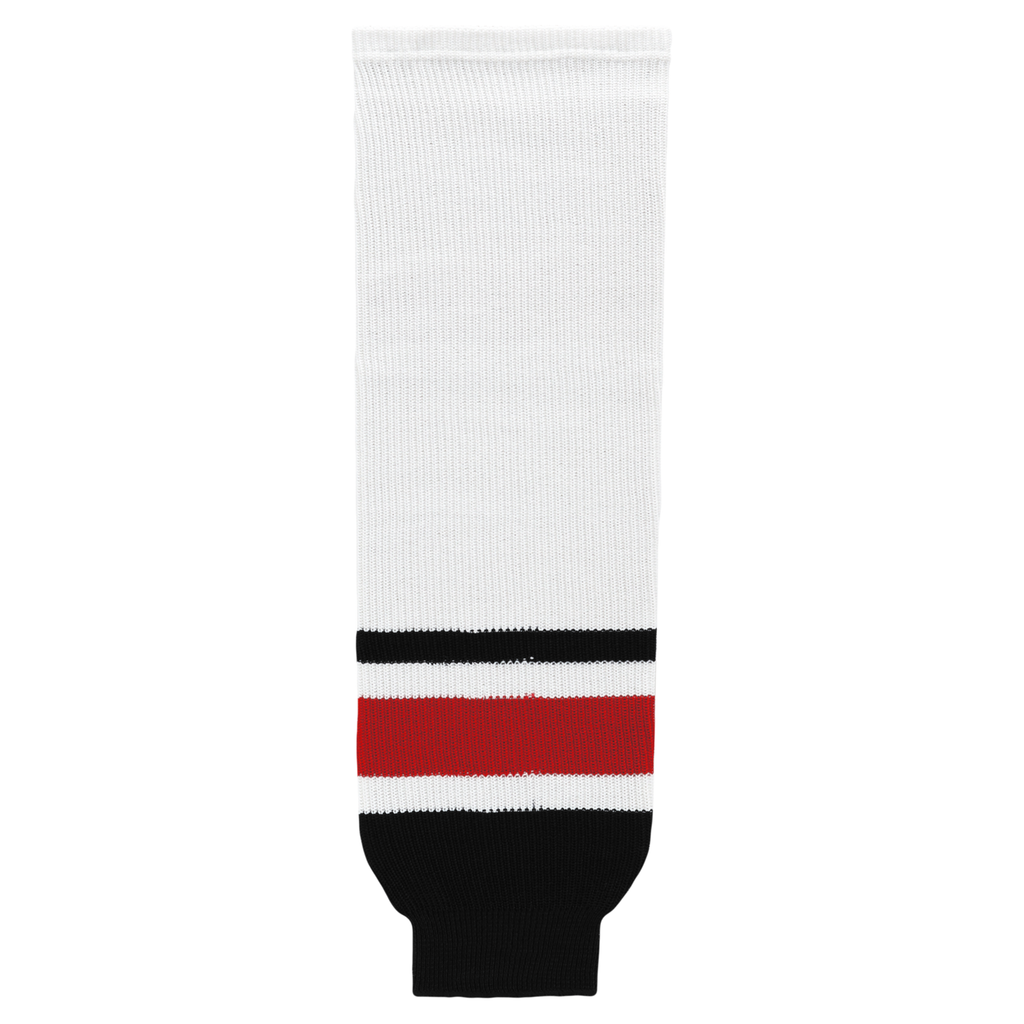 Athletic Knit (AK) HS630-691 Columbus Blue Jackets White Knit Ice Hockey Socks - PSH Sports