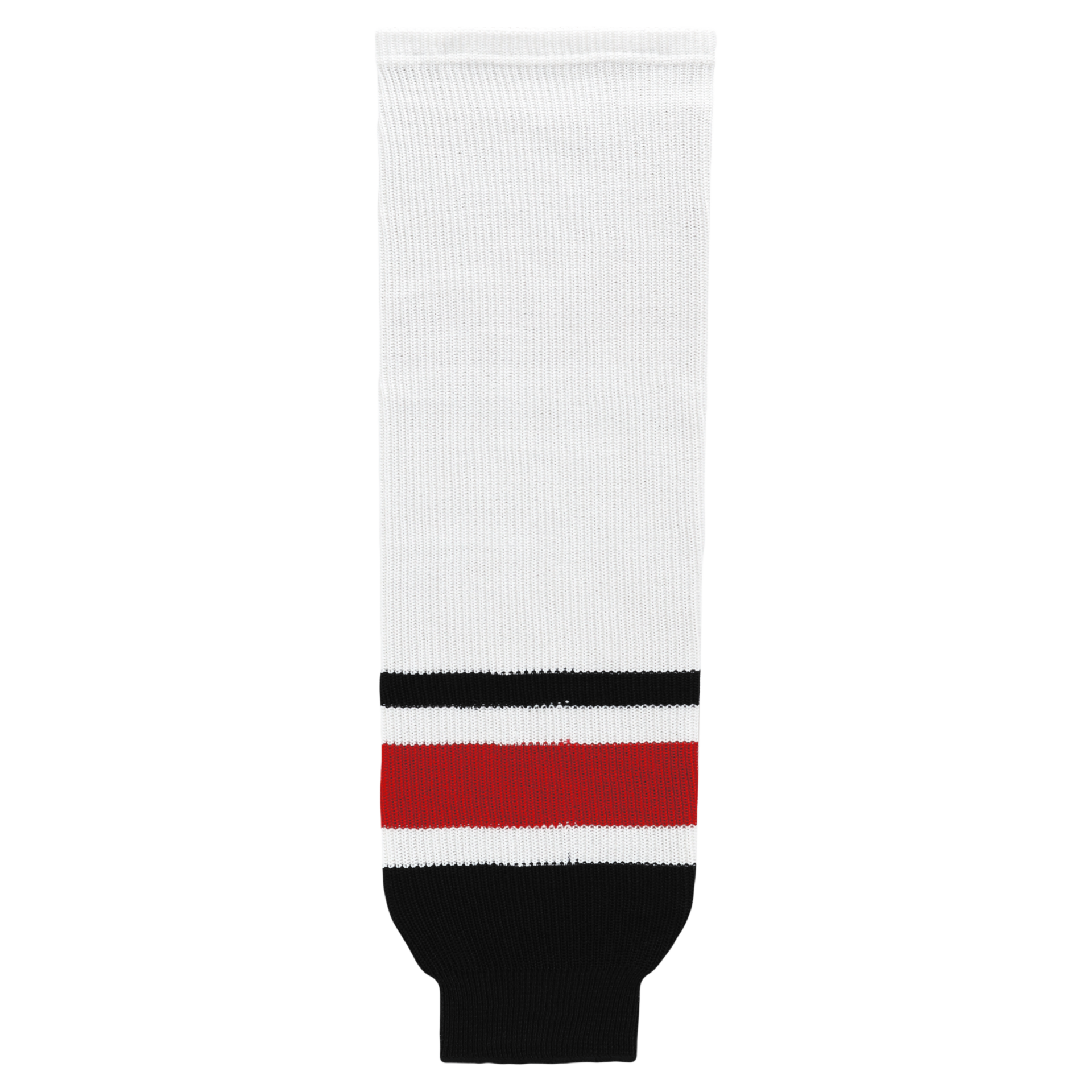 Athletic Knit (AK) HS630-691 Columbus Blue Jackets White Knit Ice Hockey Socks - PSH Sports