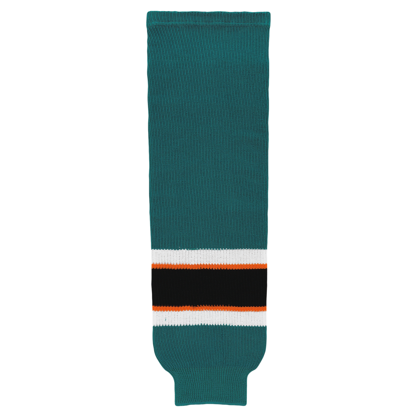 Athletic Knit (AK) HS630-736 2009 San Jose Sharks Dark Teal Knit Ice Hockey Socks - PSH Sports