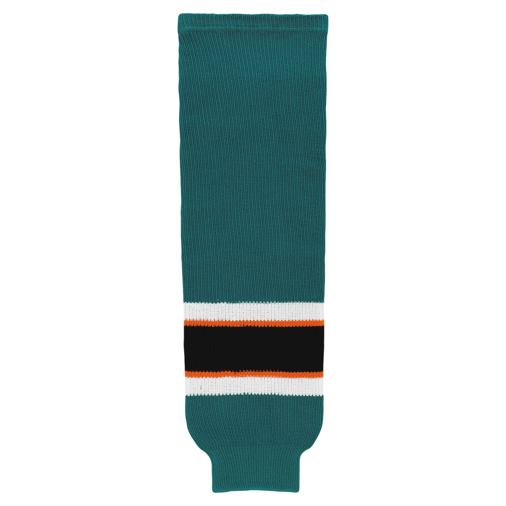 Athletic Knit (AK) HS630-736 2009 San Jose Sharks Dark Teal Knit Ice Hockey Socks - PSH Sports