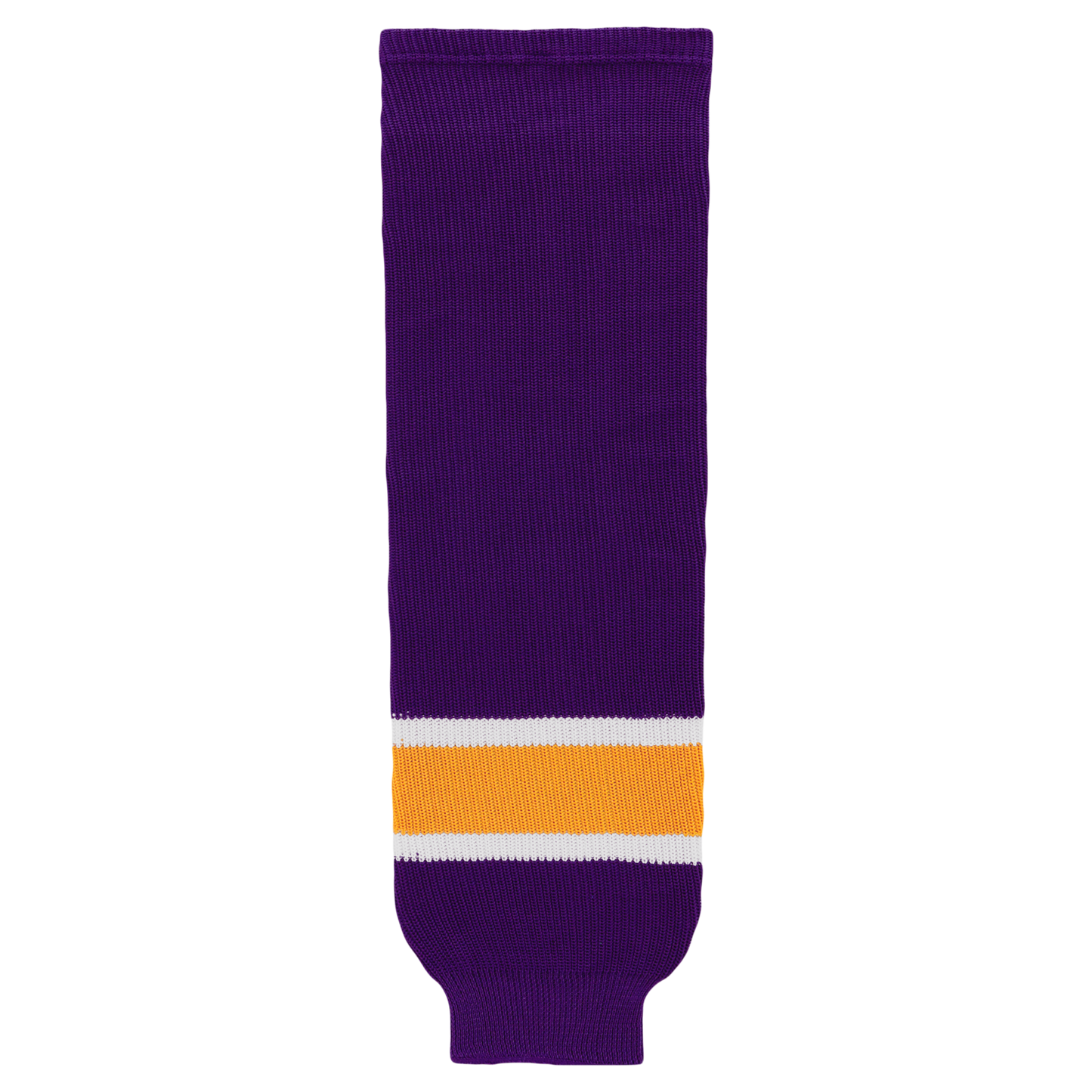 Athletic Knit (AK) HS630-751 Vintage Los Angeles Kings Purple Knit Ice Hockey Socks - PSH Sports