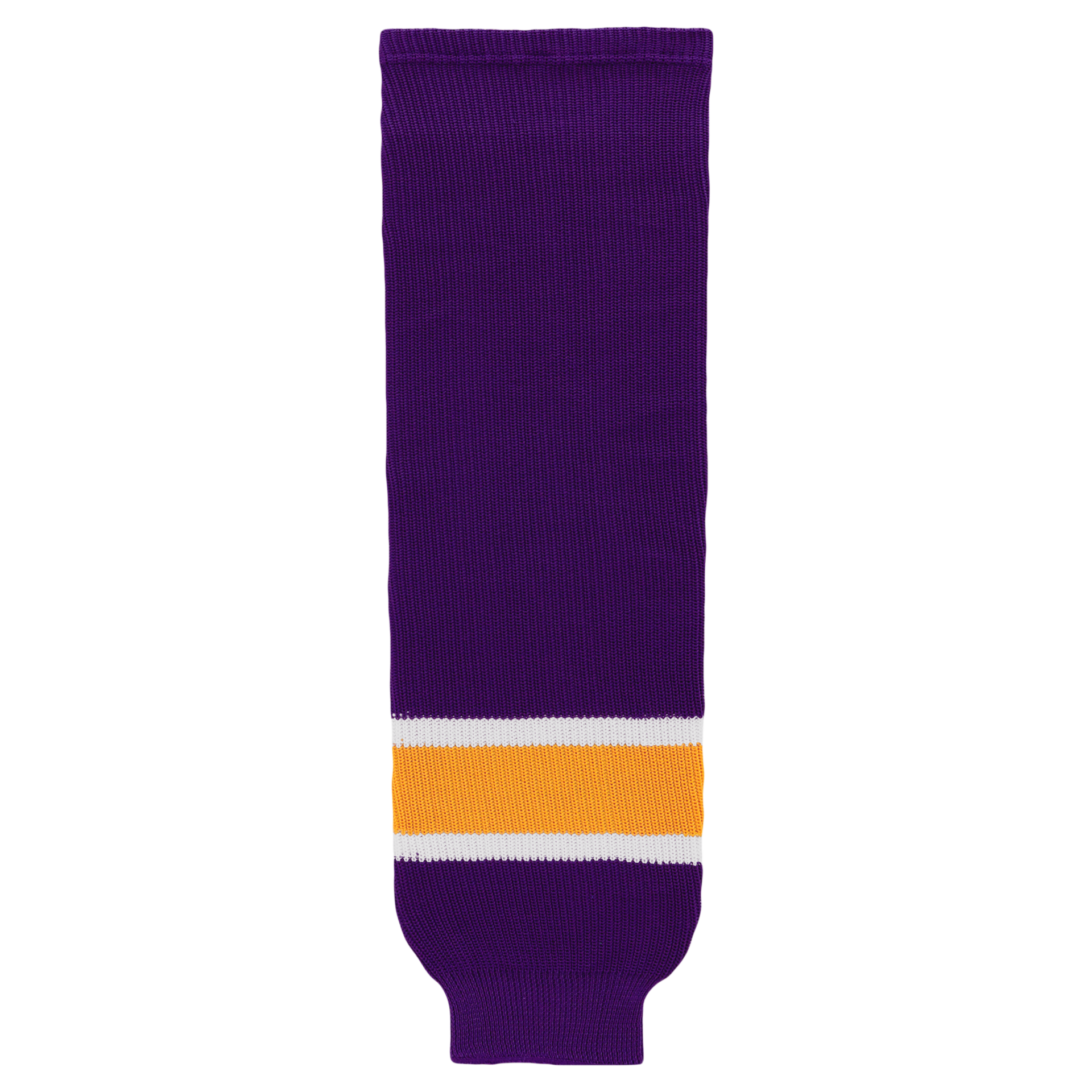 Athletic Knit (AK) HS630-751 Vintage Los Angeles Kings Purple Knit Ice Hockey Socks - PSH Sports