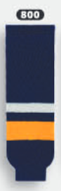 Athletic Knit (AK) HS630-800 2008 Buffalo Sabres Navy Knit Ice Hockey Socks - PSH Sports