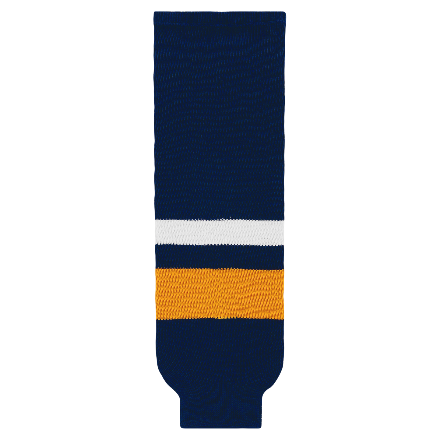 Athletic Knit (AK) HS630-800 2008 Buffalo Sabres Navy Knit Ice Hockey Socks - PSH Sports
