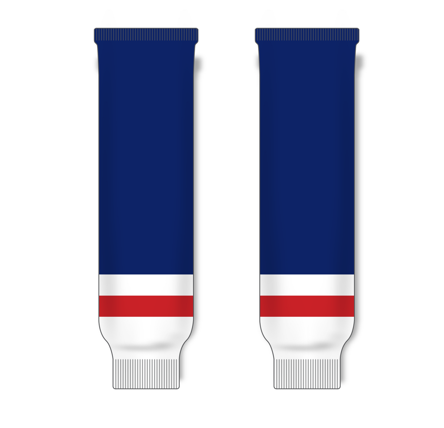 Athletic Knit (AK) HS630 2008 Washington Capitals White Ice Hockey Socks - PSH Sports