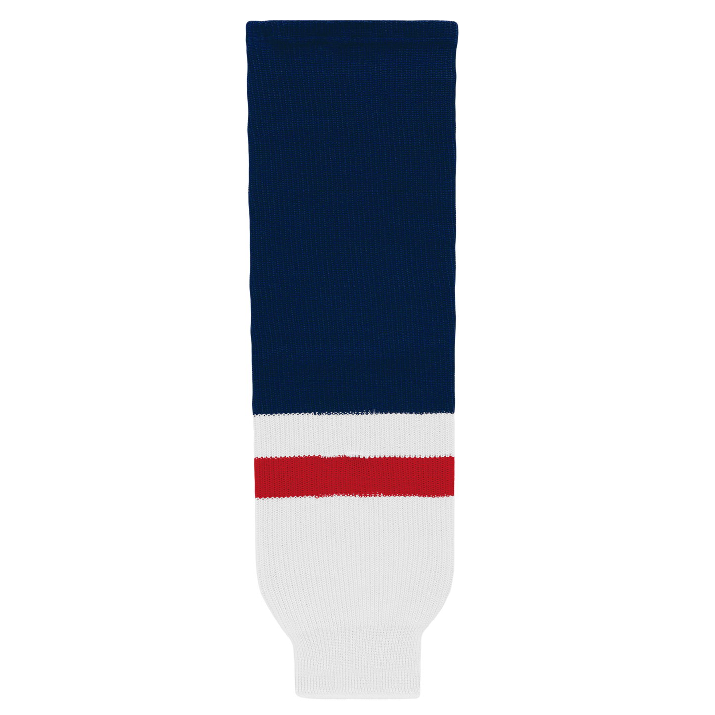 Athletic Knit (AK) HS630-807 2008 Washington Capitals White Knit Ice Hockey Socks - PSH Sports