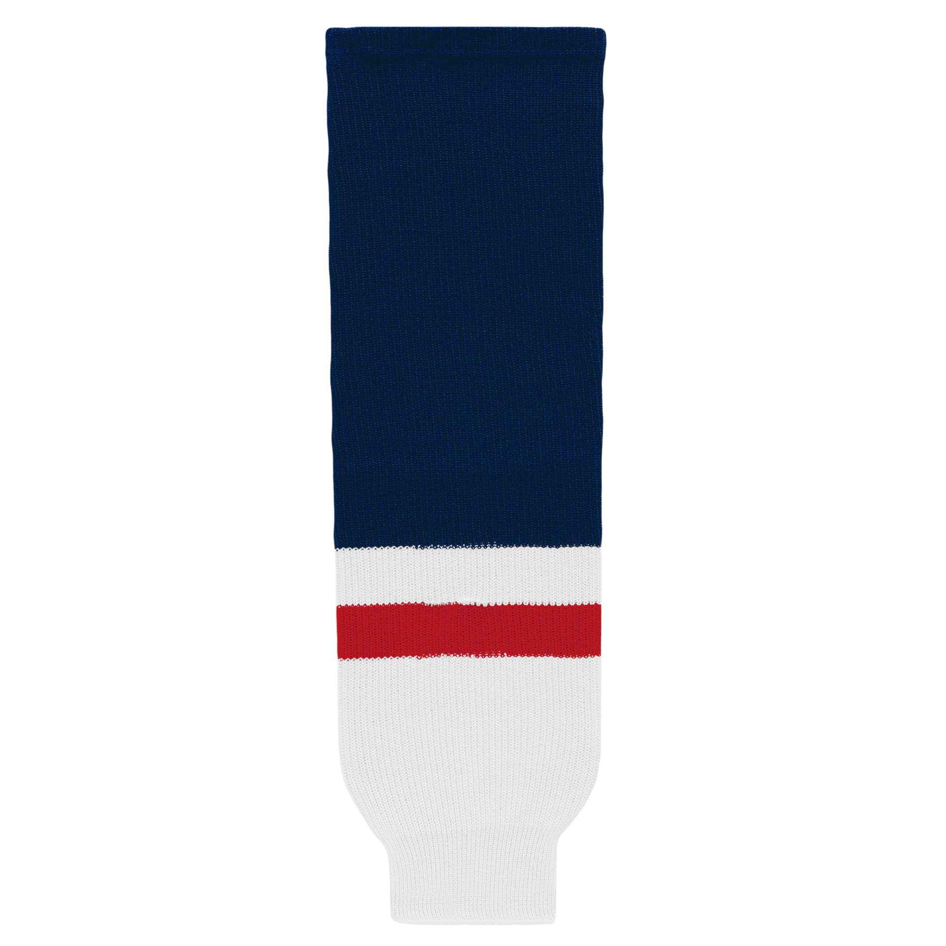 Athletic Knit (AK) HS630-807 2008 Washington Capitals White Knit Ice Hockey Socks - PSH Sports