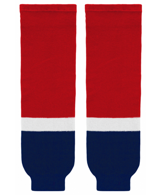 Athletic Knit (AK) HS630-808 2013 Washington Capitals Red Knit Ice Hockey Socks - PSH Sports