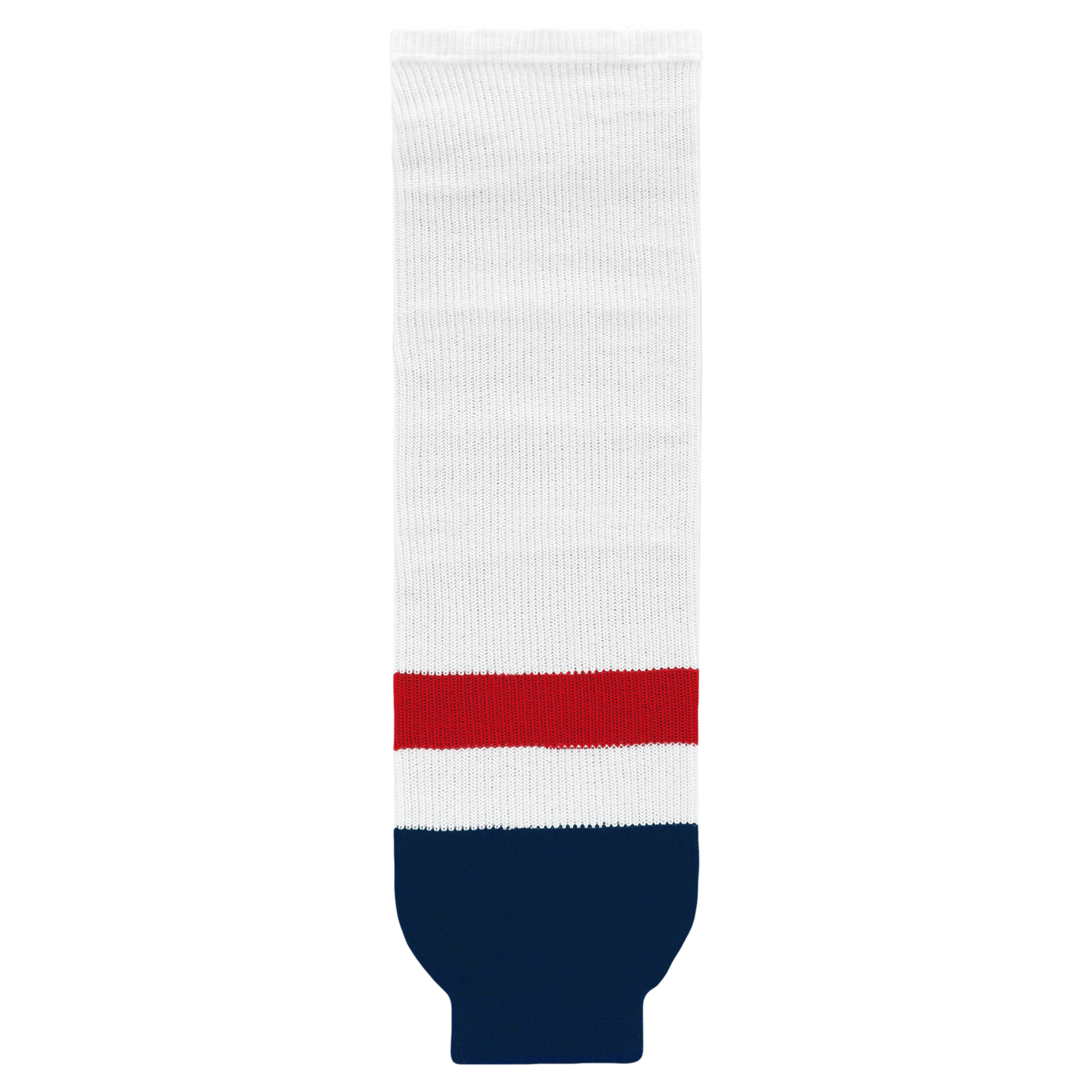 Athletic Knit (AK) HS630-809 2013 Washington Capitals White Knit Ice Hockey Socks - PSH Sports