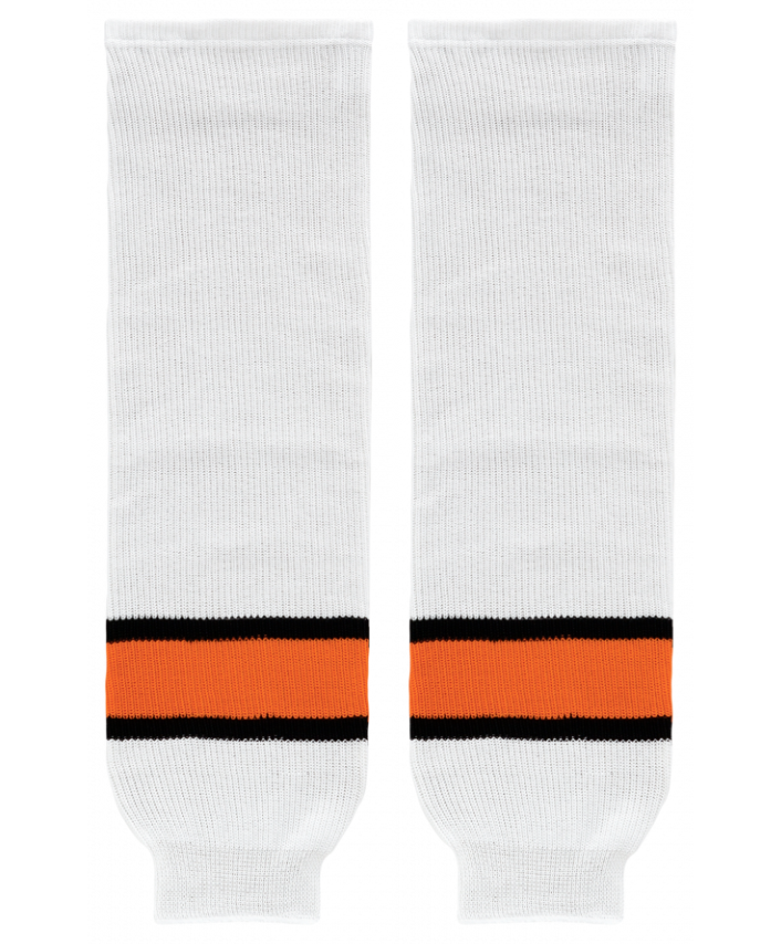 Athletic Knit (AK) HS630-859 Philadelphia Flyers White Knit Ice Hockey Socks - PSH Sports