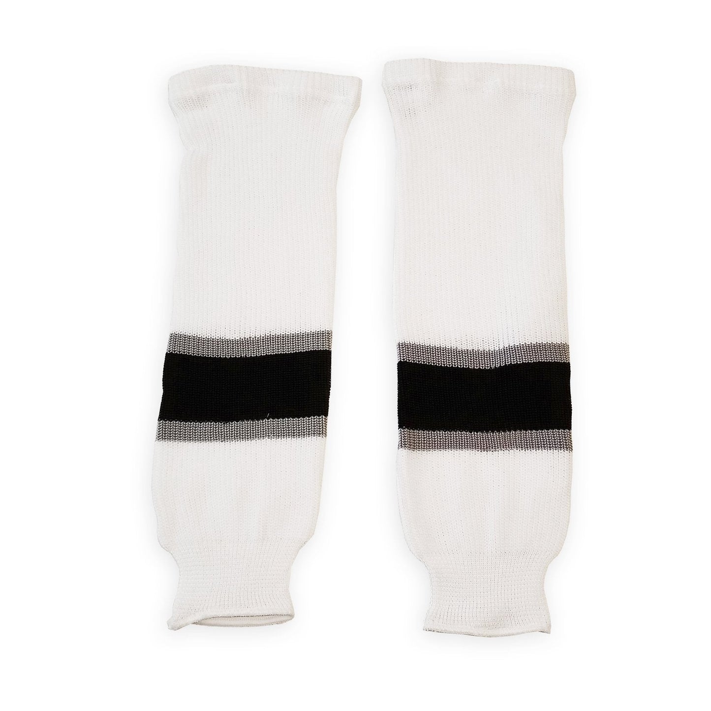 Athletic Knit (AK) HS630-942 Classic Los Angeles Kings White Knit Ice Hockey Socks - PSH Sports