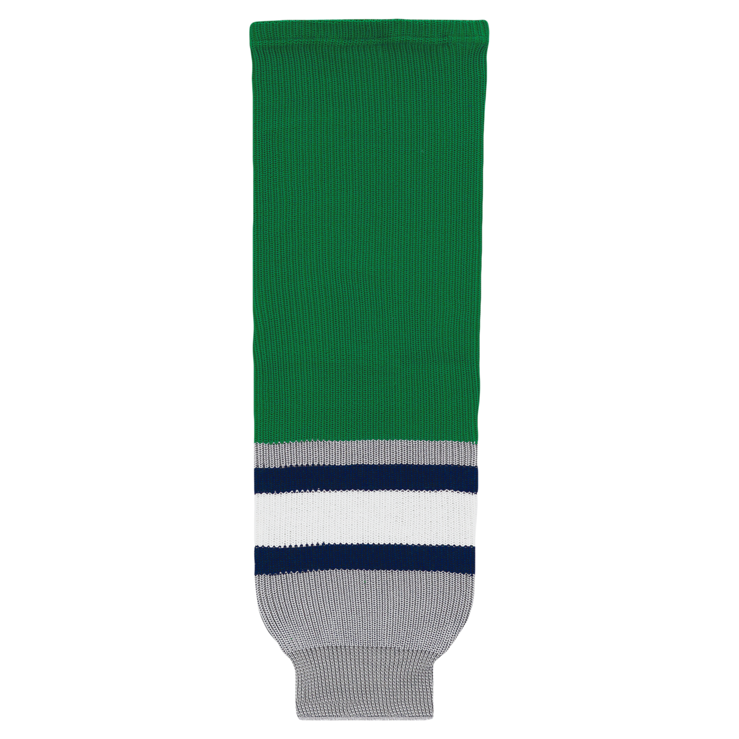 Athletic Knit (AK) HS630-945 Plymouth Whalers Kelly Green Knit Ice Hockey Socks - PSH Sports