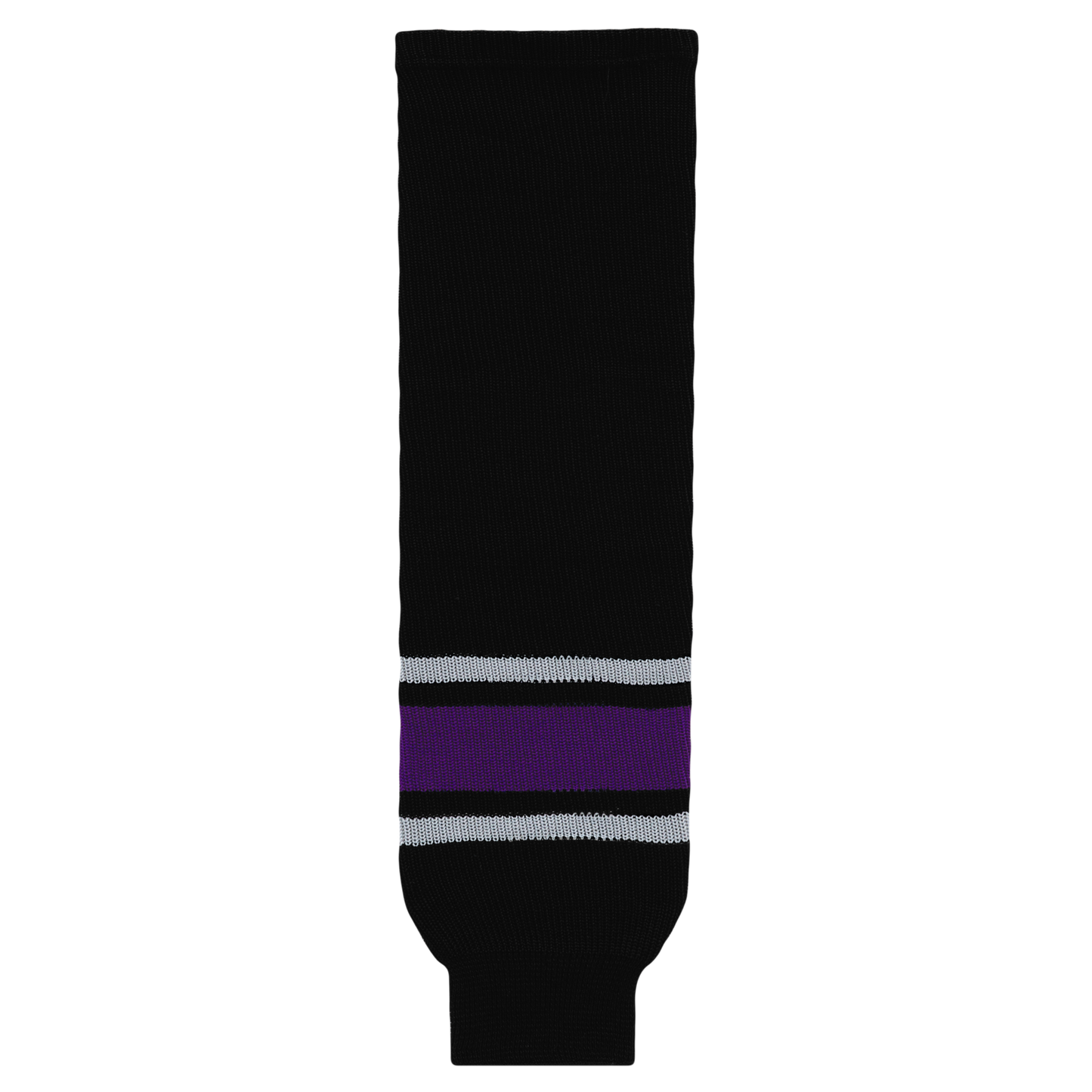 Athletic Knit (AK) HS630-951 1998 Los Angeles Kings Black Knit Ice Hockey Socks - PSH Sports