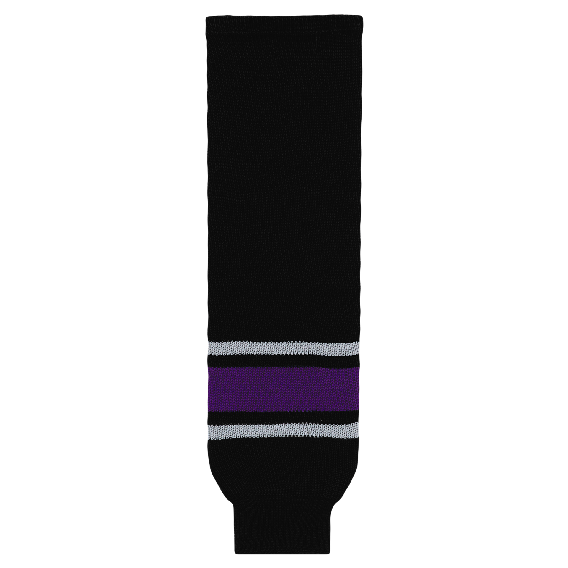 Athletic Knit (AK) HS630-951 1998 Los Angeles Kings Black Knit Ice Hockey Socks - PSH Sports