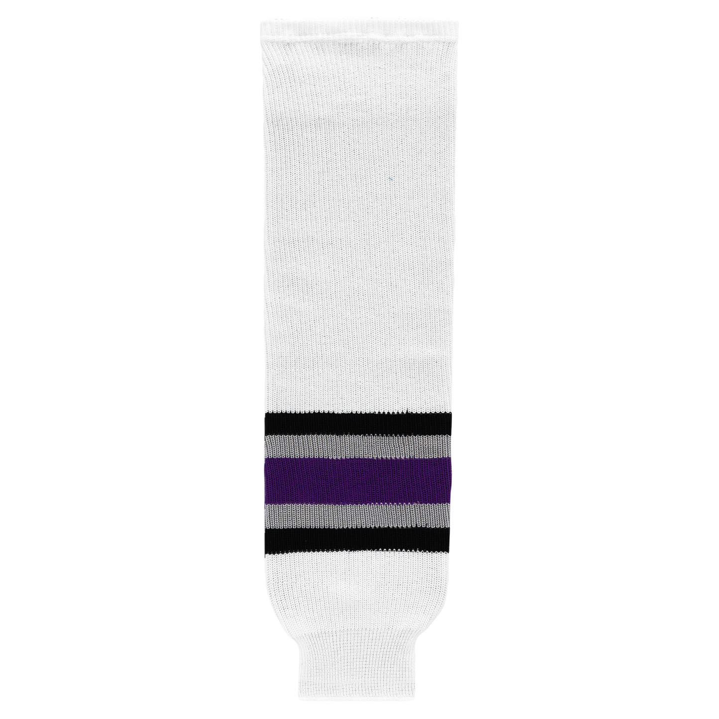 Athletic Knit (AK) HS630-952 1998 Los Angeles Kings White Knit Ice Hockey Socks - PSH Sports